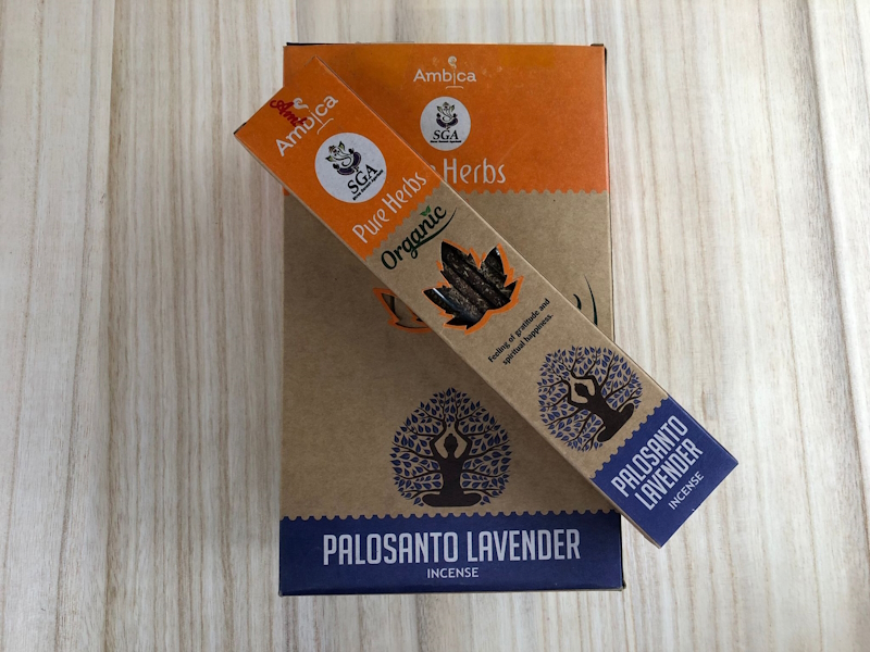 Incienso  Palo Santo Lavanda Orgánico
